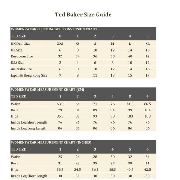 Ted Baker Black Silk Mini Dress Pattern - Picture 13 of 13